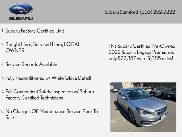 2022 Subaru Legacy Premium