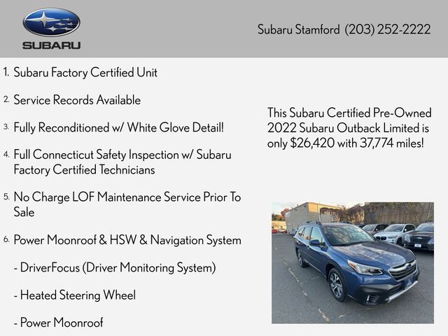 2022 Subaru Outback Limited