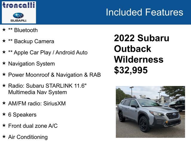 2022 Subaru Outback Wilderness