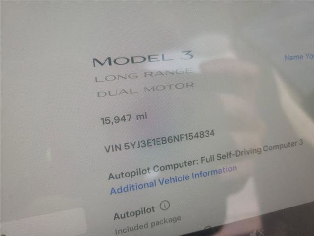 2022 Tesla Model 3 Long Range