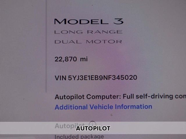 2022 Tesla Model 3 Long Range