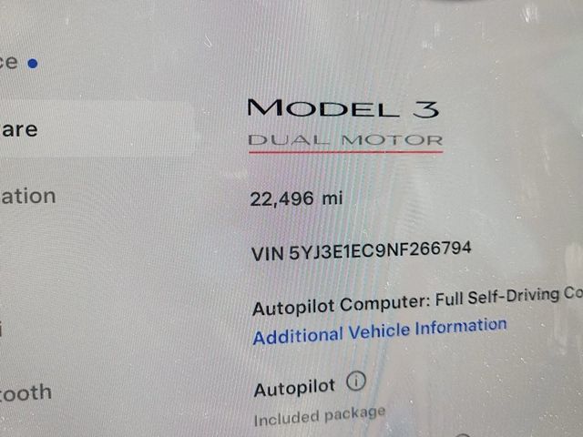 2022 Tesla Model 3 Performance