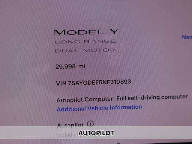 2022 Tesla Model Y Long Range