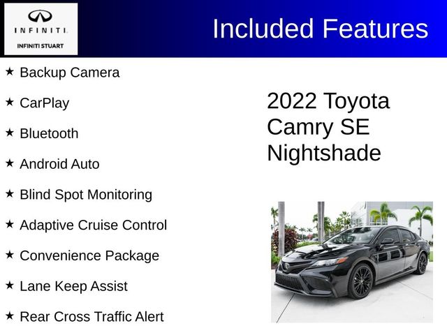 2022 Toyota Camry SE Nightshade