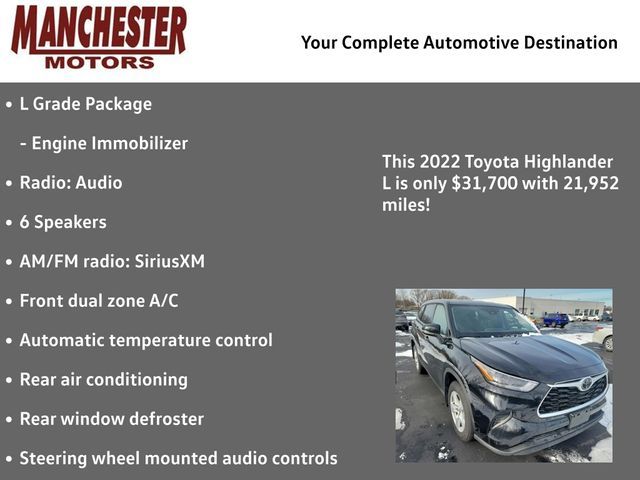 2022 Toyota Highlander L