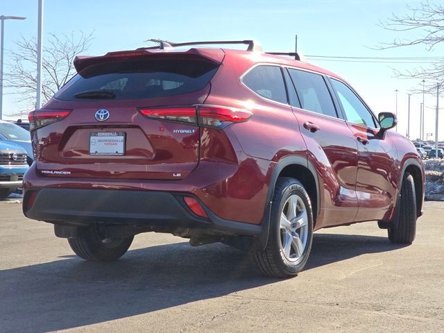 2022 Toyota Highlander Hybrid LE