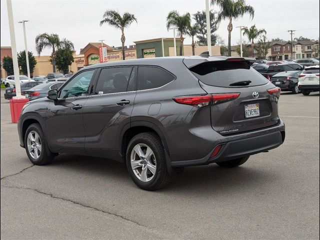 2022 Toyota Highlander Hybrid LE