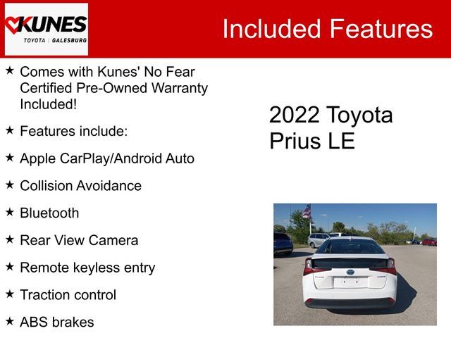 2022 Toyota Prius LE