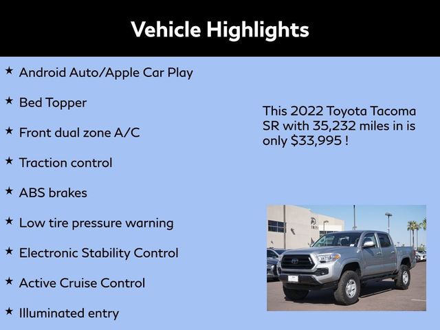 2022 Toyota Tacoma SR