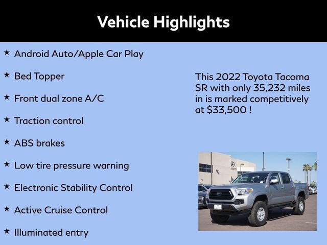 2022 Toyota Tacoma SR