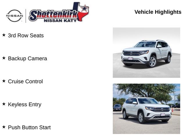 2022 Volkswagen Atlas 2.0T SE Technology