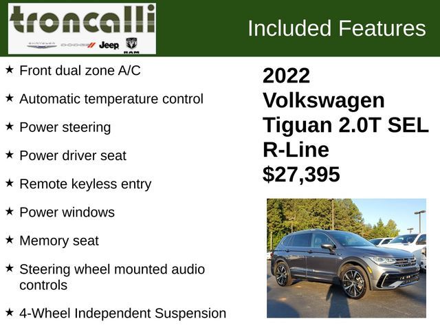 2022 Volkswagen Tiguan SEL R-Line