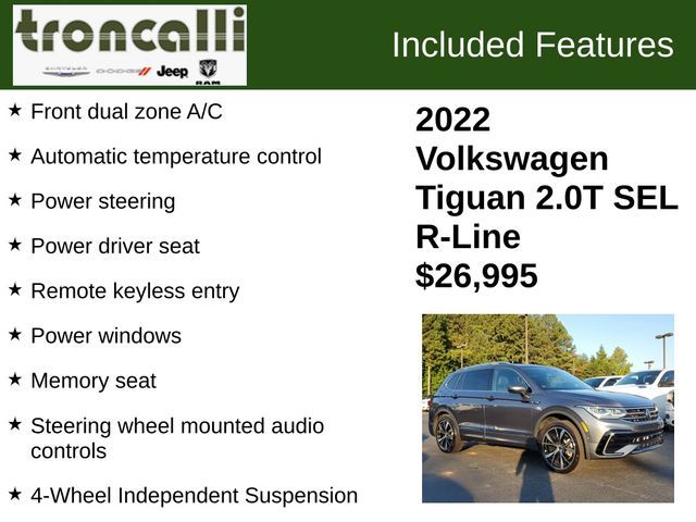 2022 Volkswagen Tiguan SEL R-Line