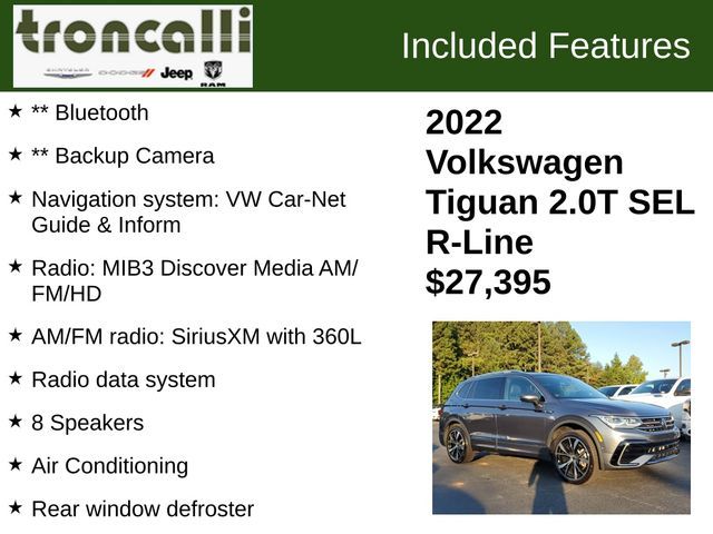 2022 Volkswagen Tiguan SEL R-Line