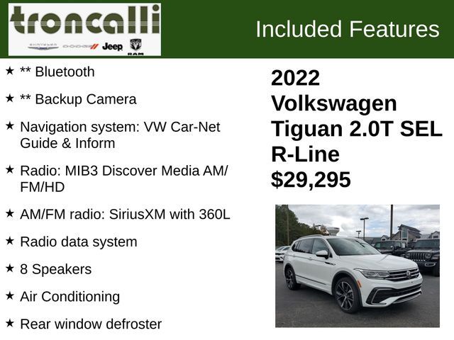 2022 Volkswagen Tiguan SEL R-Line