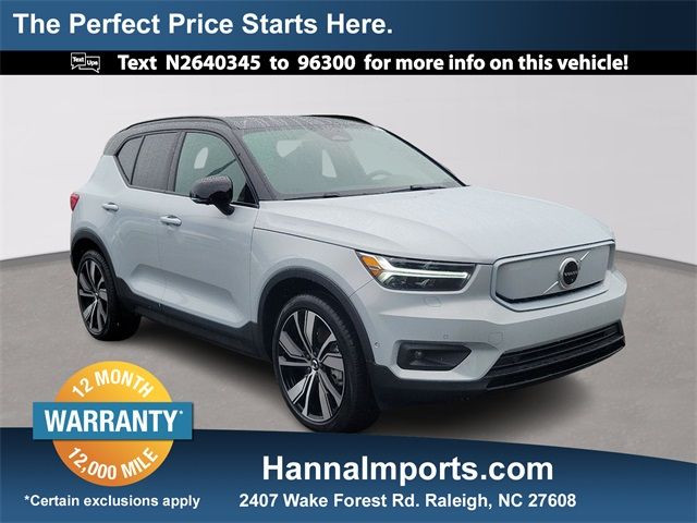 2022 Volvo XC40 Recharge Pure Electric Twin Plus