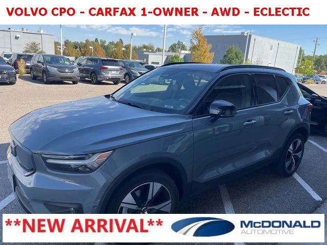 2022 Volvo XC40 Recharge Pure Electric Twin Plus