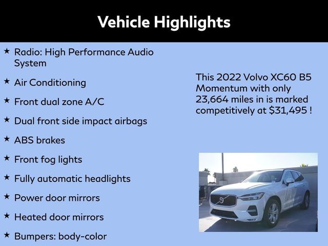 2022 Volvo XC60 Momentum