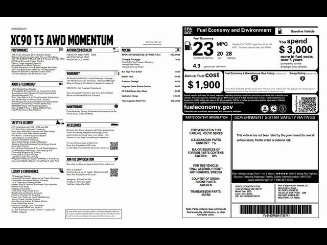 2022 Volvo XC90 Momentum