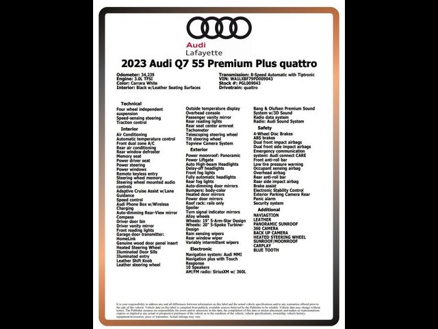 2023 Audi Q7 Premium Plus