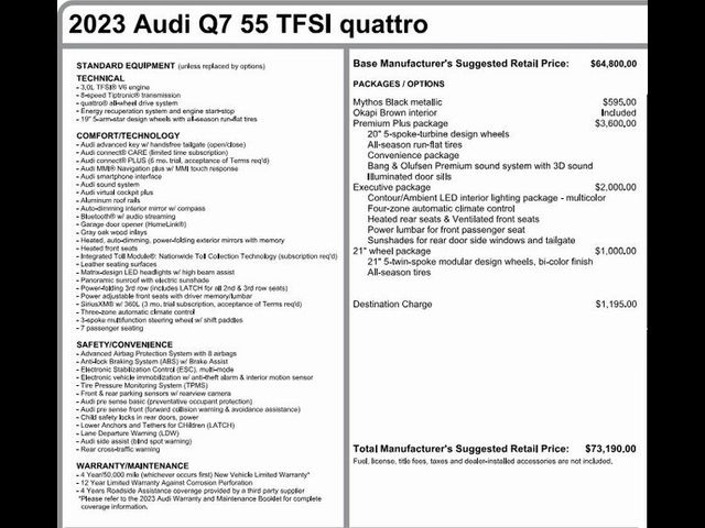 2023 Audi Q7 Premium Plus