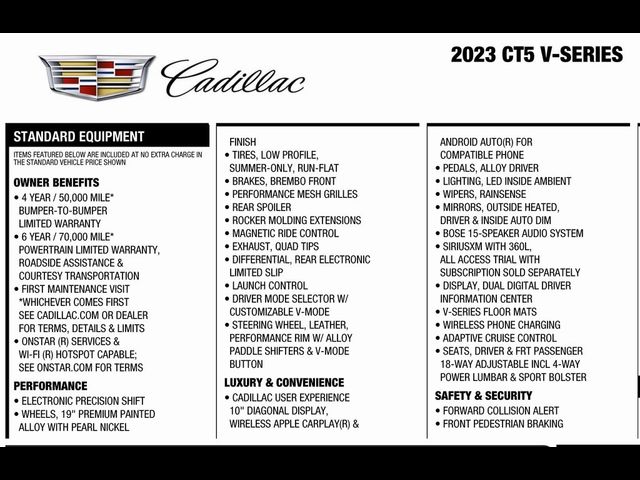 2023 Cadillac CT5-V Base