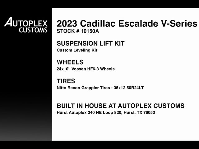 2023 Cadillac Escalade AWD V-Series