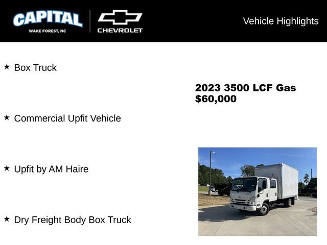 2023 Chevrolet 3500 LCF Gas Base