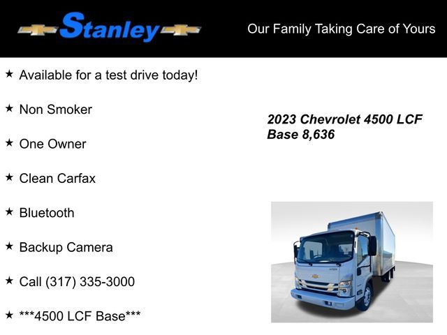 2023 Chevrolet 4500 LCF Gas Base