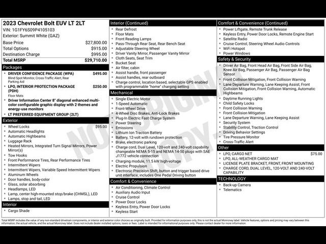 2023 Chevrolet Bolt EUV LT