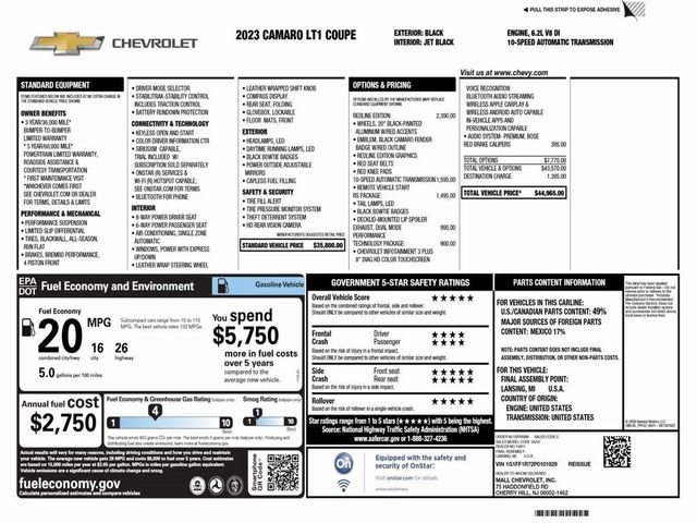 2023 Chevrolet Camaro 1LT