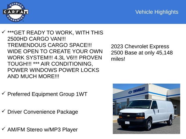 2023 Chevrolet Express Base