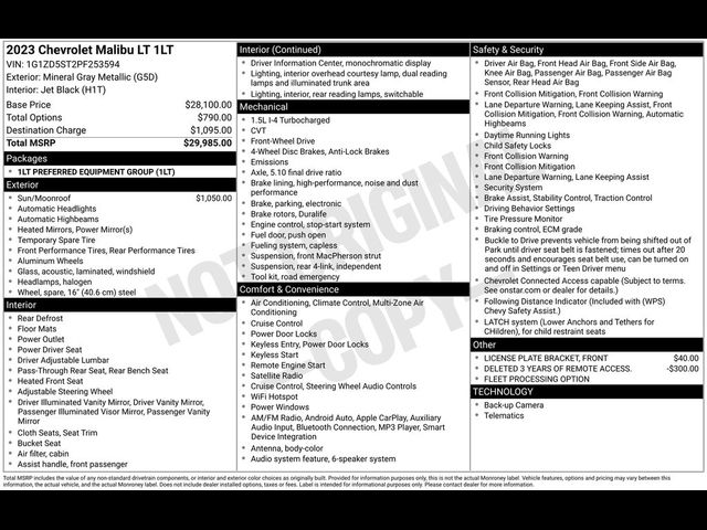 2023 Chevrolet Malibu LT