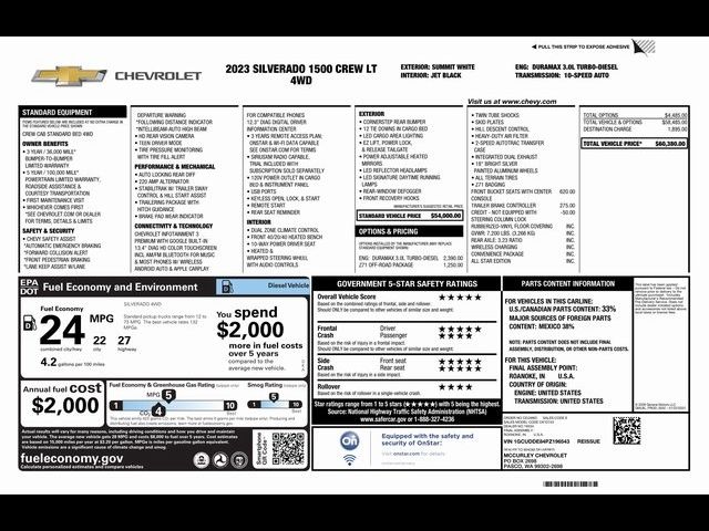 2023 Chevrolet Silverado 1500 LT