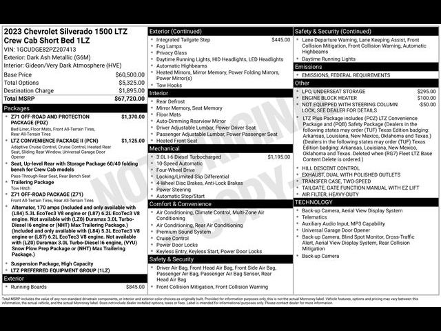 2023 Chevrolet Silverado 1500 LTZ