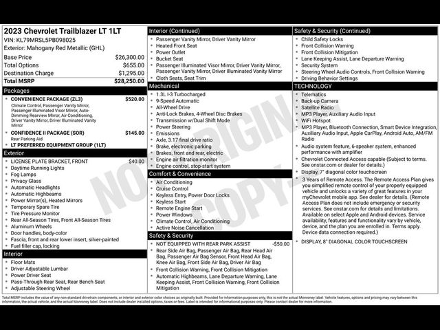 2023 Chevrolet Trailblazer LT