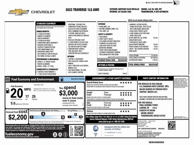 2023 Chevrolet Traverse LS