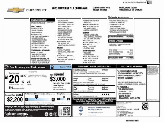 2023 Chevrolet Traverse LT Cloth