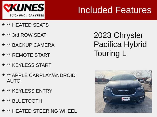 2023 Chrysler Pacifica Hybrid Touring L