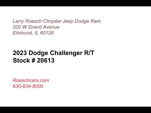 2023 Dodge Challenger R/T