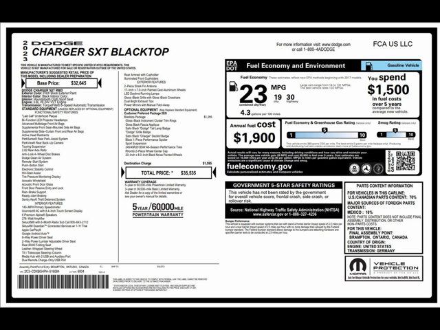 2023 Dodge Charger SXT