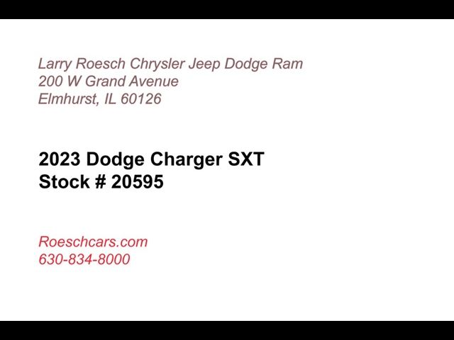 2023 Dodge Charger SXT