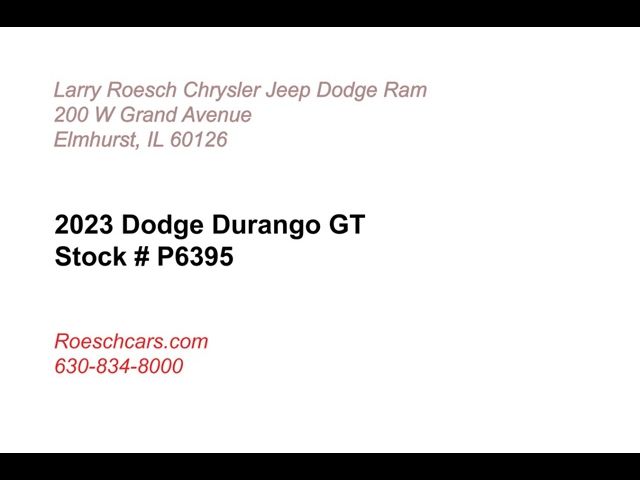 2023 Dodge Durango GT Launch Edition