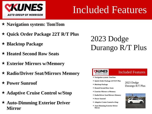 2023 Dodge Durango R/T Plus