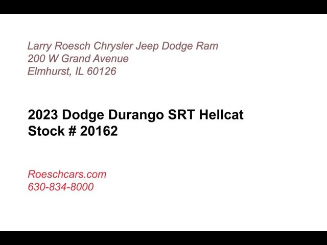 2023 Dodge Durango SRT Hellcat Premium