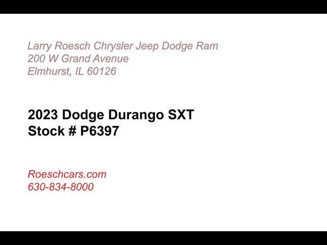 2023 Dodge Durango SXT Plus