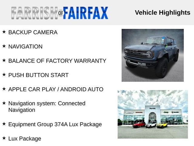 2023 Ford Bronco Raptor