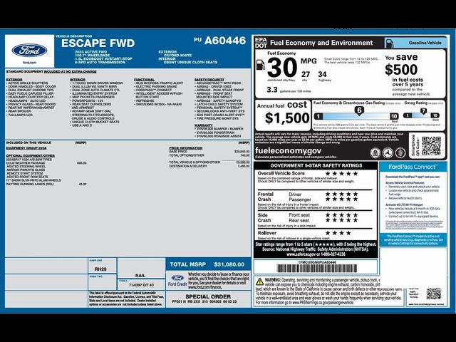 2023 Ford Escape Active