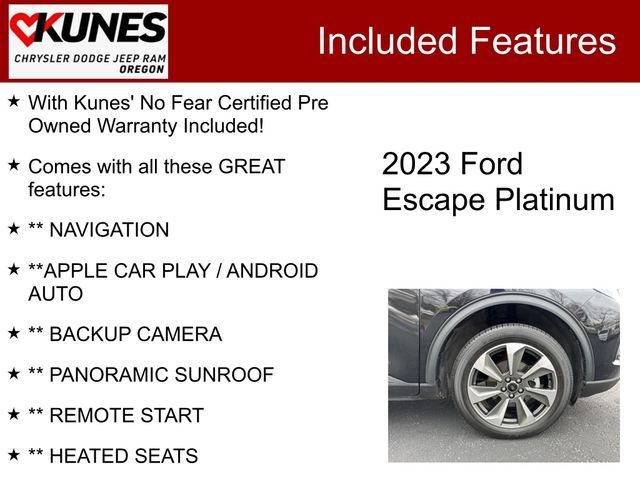 2023 Ford Escape Platinum