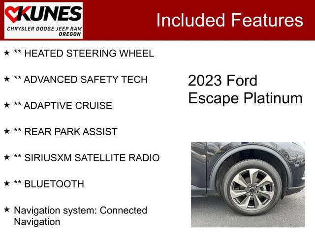 2023 Ford Escape Platinum